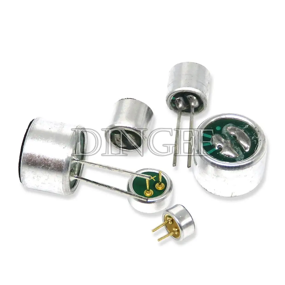 Micrófono eléctrico de captación de condensador con 2 pines, 10 piezas, 4,5x2,2mm, 6x2,2mm, 6x5mm, 9x7mm, 52DB, 56DB - imagen 3