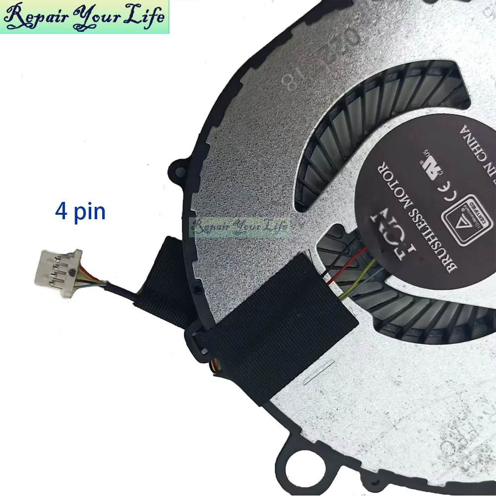 924281 -001 ventilador de refrigeración para CPU de ordenador portátil para HP Pavilion 14-BA 14T-BA 14M-BA TPN-W125 14-BA125CL DFS 551205 WQ0T 023.1008S.0012 - imagen 4