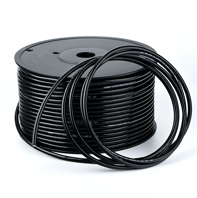 Cable de Audio Hi-Fi de 1-100M, interconector XLR Rca de 2 núcleos, señal de Audio plateado puro, amplificador de altavoz - imagen 3