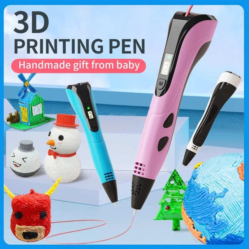 Bolígrafo 3D Infantil con Pantalla LED – Kit Completo con Filamento PLA - imagen 2