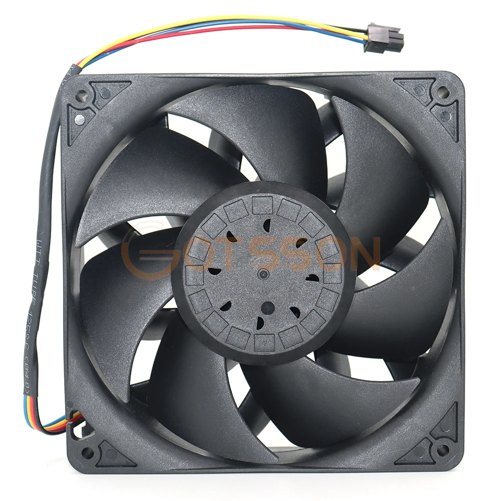 Nuevo ventilador Whatsminer M20 M21 D1 D3 M10 enfriador 4 pines 14038 ventilador KZ14038B012U 12V 7.2A M30 M31 M32 M50 ventilador de refrigeración de minero 2x2 pines - imagen 5