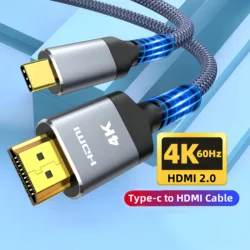 MIZIQIER Cable USB-C a HDMI 4K 60Hz iPhone 15 MacBook Huawei