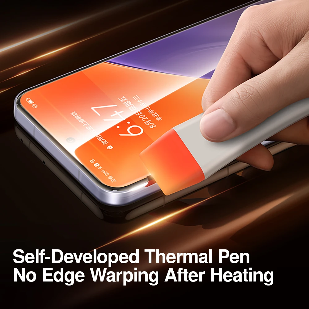Protector de pantalla SmartDevil para Xiaomi 15 Ultra 15 Pro, película suave curvada sensible al calor con pegamento completo para Mi 14Ultra 14Pro con herramienta - imagen 3