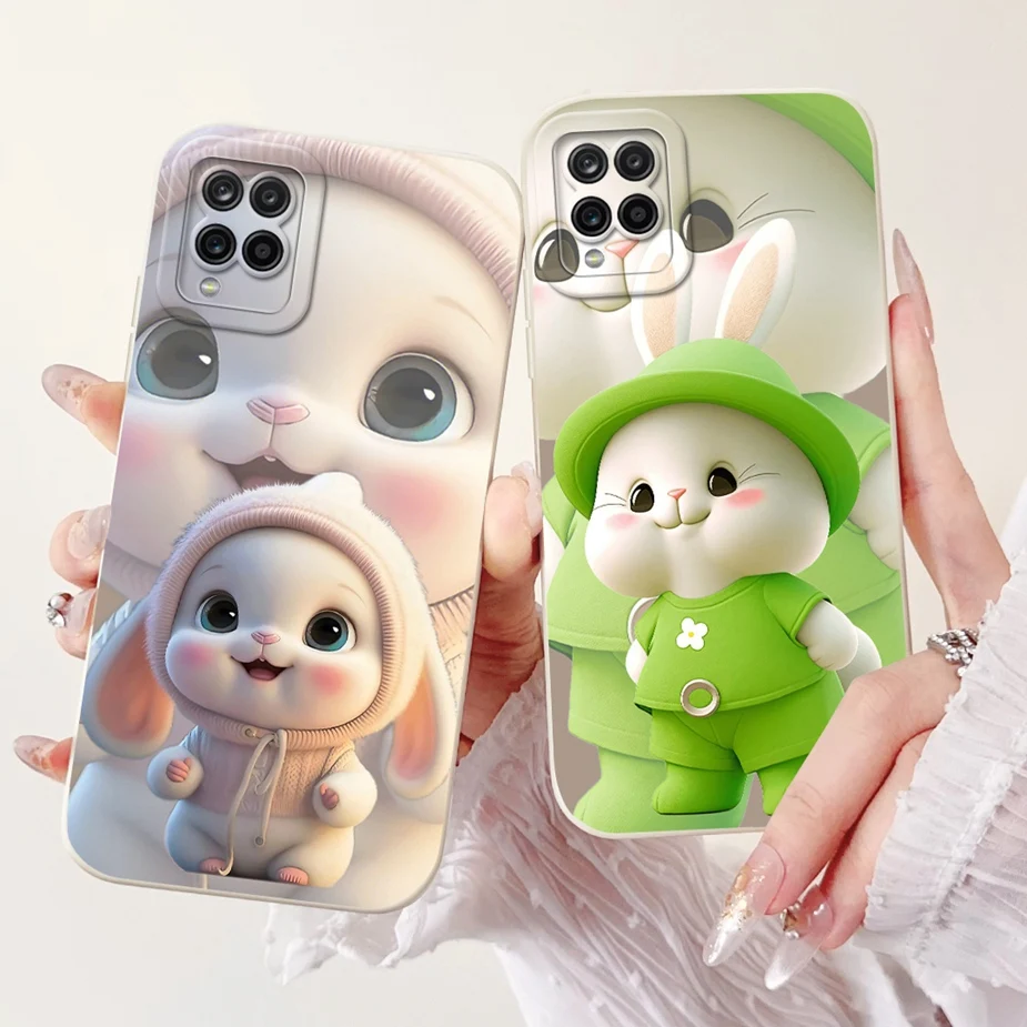 Para Samsung Galaxy A22 4G funda con patrón de rejilla única funda de teléfono suave de TPU para Samsung A22 A 22 Galaxy A42 5G funda trasera Coque - imagen 2