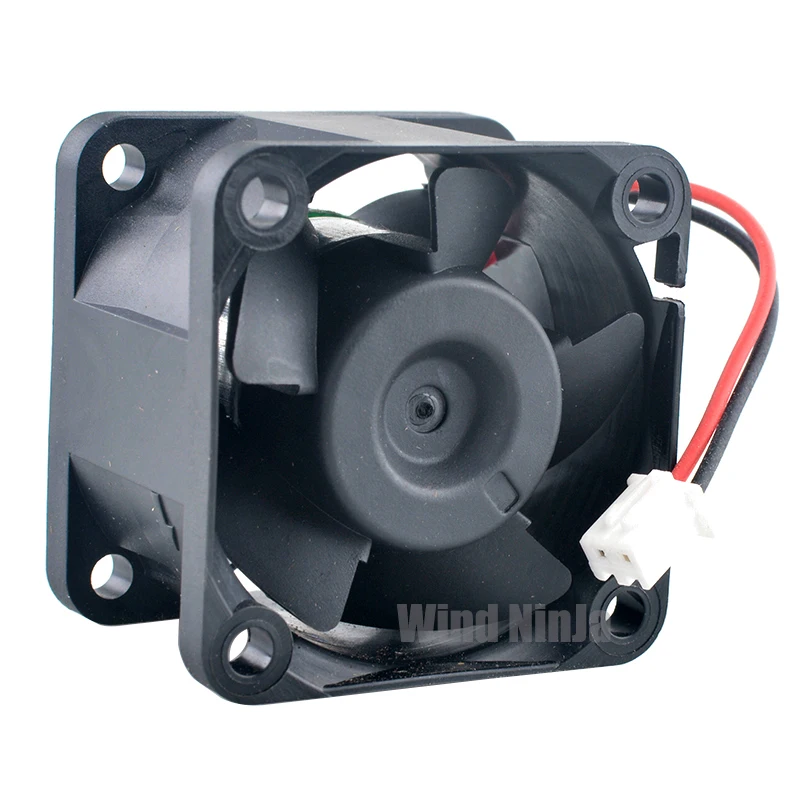 DXL1204UBNP(D) 4cm X 40mm Ventilador de enfriamiento con doble rodamiento de bolas DC12V 0.45A 2 pines para fuente de alimentación de servidor 1U/2U 40x40x28mm - imagen 3