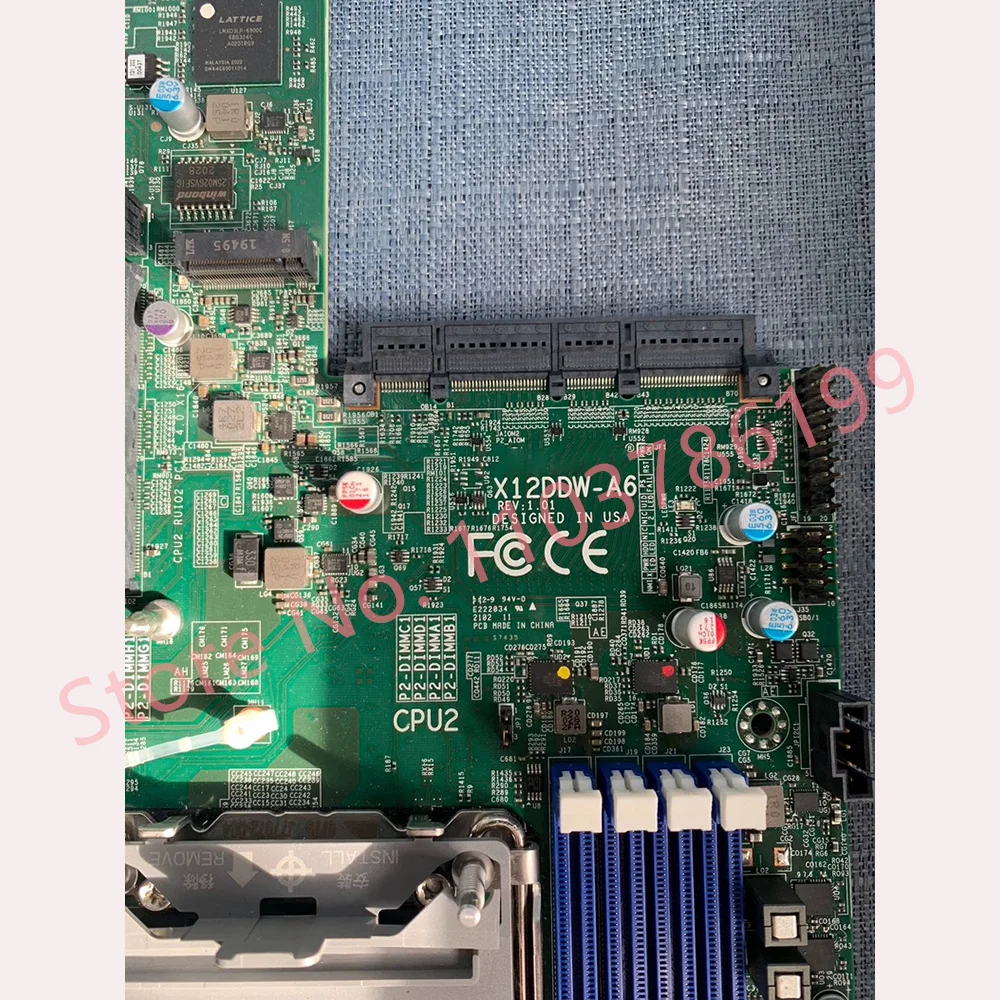   Placa base de servidor dual DDR4-3200MHZ LGA4189 X12DDW-A6 - imagen 3