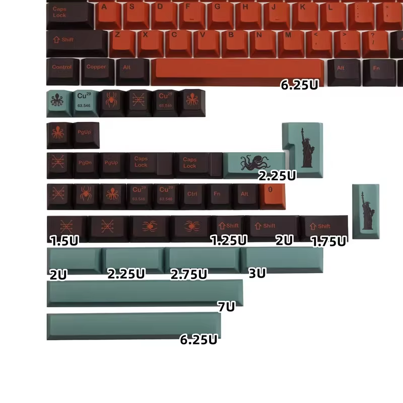 GMK Teclas Mecánicas – Teclado PBT Sublimado Perfil Cereza - imagen 2