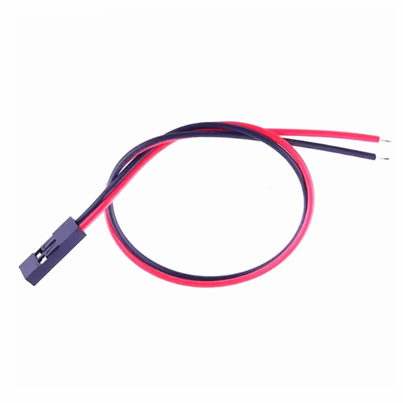 20 unids/lote Cable Dupont de 2 pines Cable conector de puente hembra de 2 pines 2P 10cm/20cm/30cm de longitud para impresora 3D - imagen 3
