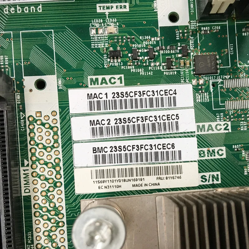 Placa base del servidor para IBM X3620M3 X3630M3 81Y6746 69Y1101 49Y8424 - imagen 3