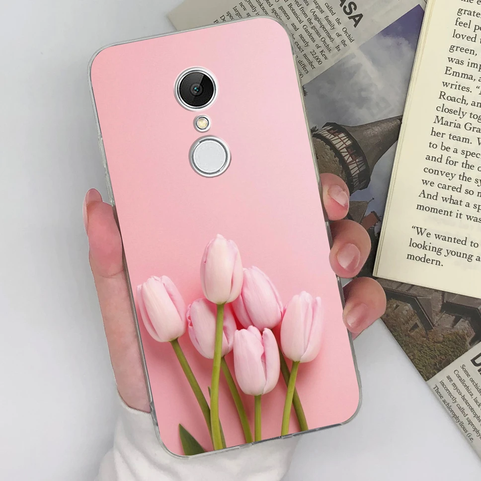 Para Redmi Note 5 5A Pro funda de teléfono bonitas flores transparente suave TPU funda ligera de silicona para Redmi Note 5Pro carcasa a prueba de golpes - imagen 5