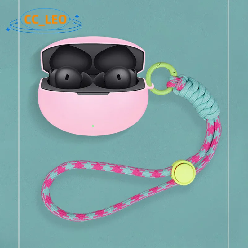 Funda para OPPO Enco X3s funda suave de silicona correa de nailon cordón adecuado para OPPO Enco X3s funda protectora de carcasa a prueba de golpes - imagen 4