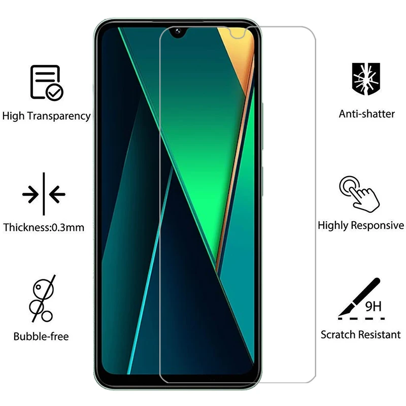 Funda de teléfono para xiaomi poco c75 de vidrio templado en pococ75 c 75 75c 4g 5g contraportada 360 xiomi xaomi xiami poc pco c75case bolsa 5 g - imagen 2