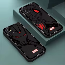 Funda para Samsung Galaxy A30 A40 A20e A10e A71 A20 A10 A41 A70 A51 A50 A31 A10s A20s TPU funda suave de lujo Marvel Spider Man Bag