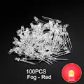 100pcs Fog-Red