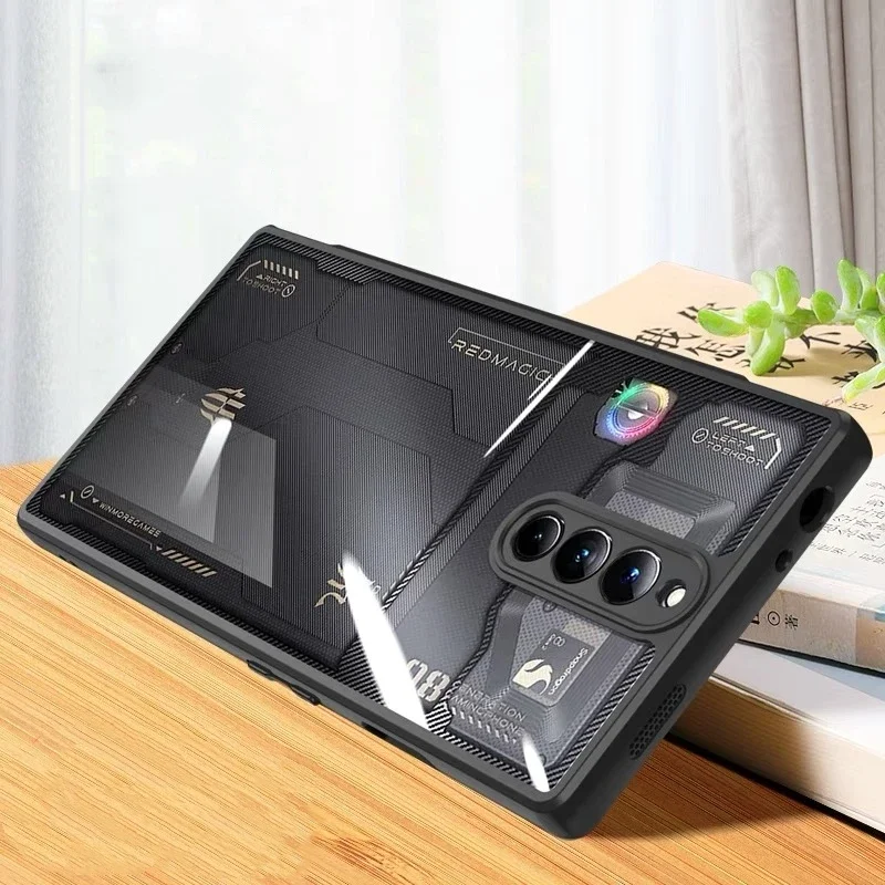 Funda para Red Magic 8 8S Pro, funda trasera transparente para Nubia RedMagic 8s Pro Plus 5G, carcasa protectora para teléfono, parachoques a prueba de golpes