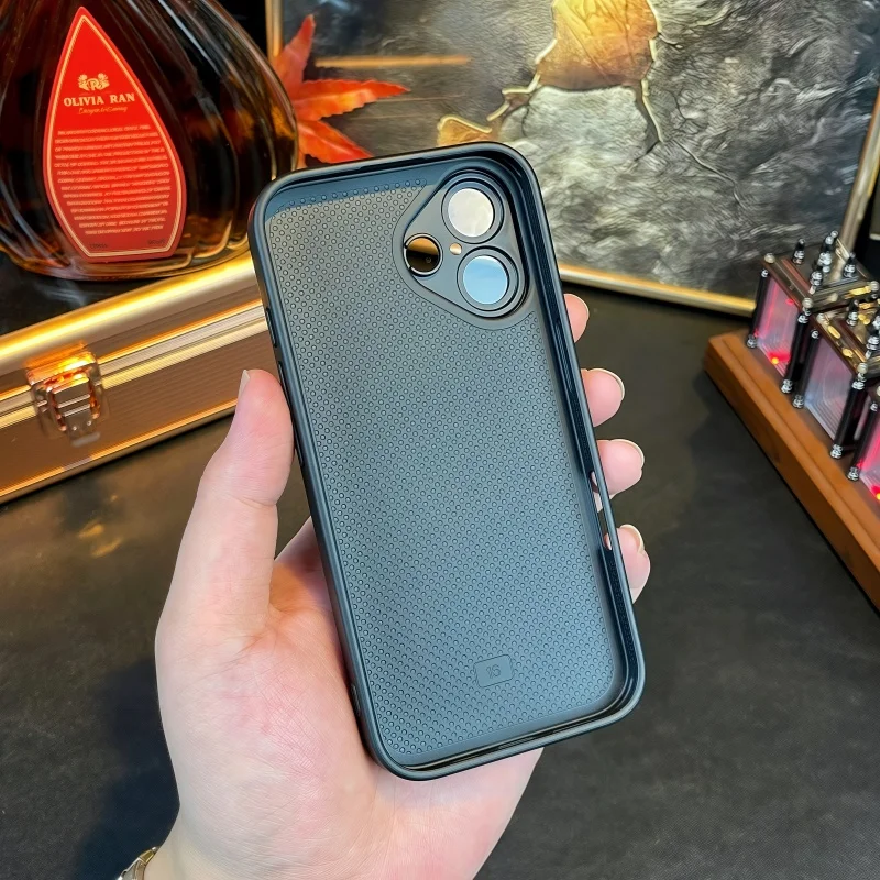 Funda de teléfono de silicona magnética para iPhone 16E 15 14 Plus 13 12 11 Pro Max para Magsafe funda protectora de lente de cristal de carga inalámbrica - imagen 3