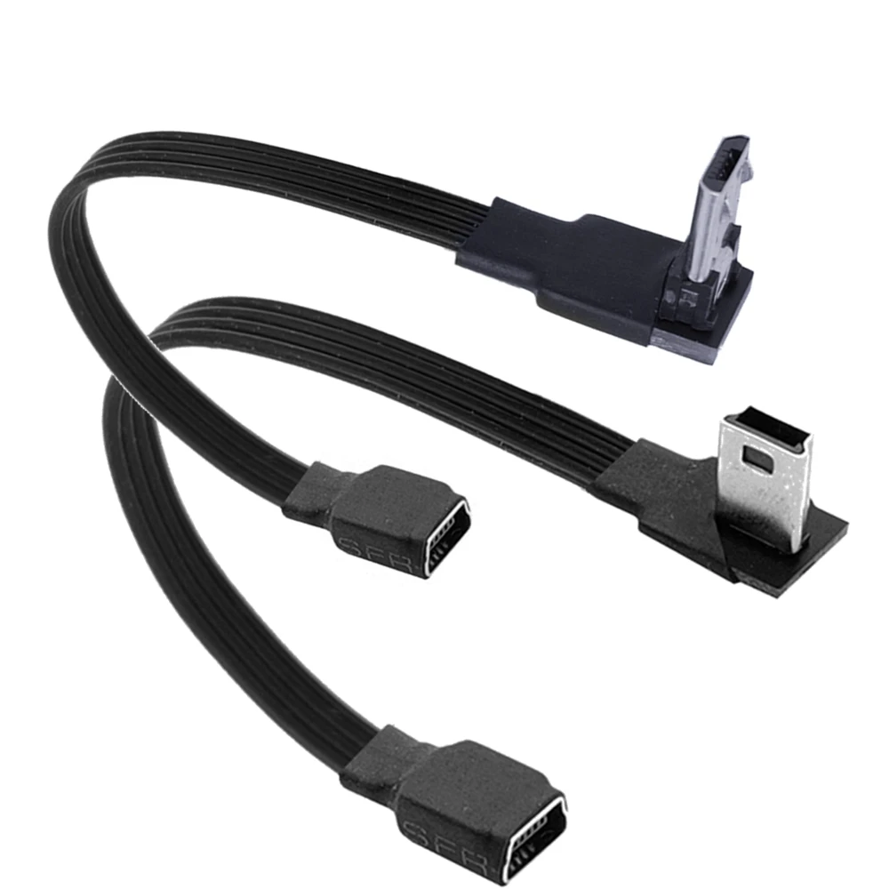 Cable de silicona suave con puerto T Mini USB hembra a tipo C macho a MINI micro adaptador de carga Ad 5CM 10CM 20CM 30CM 50CM 1M 5CM-3M - imagen 5