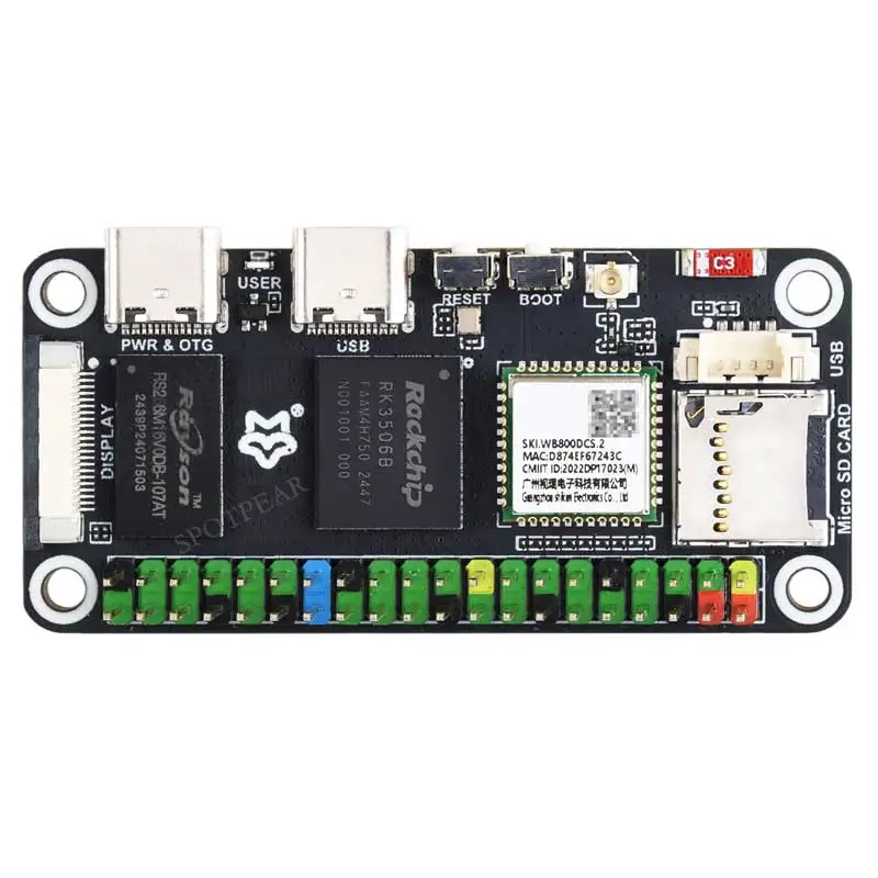 Placa de desarrollo Luckfox Lyra Zero W RK3506B Rockchip Linux para tamaño de pantalla MIPI/DSI compatible con Raspberry Pi Zero - imagen 2