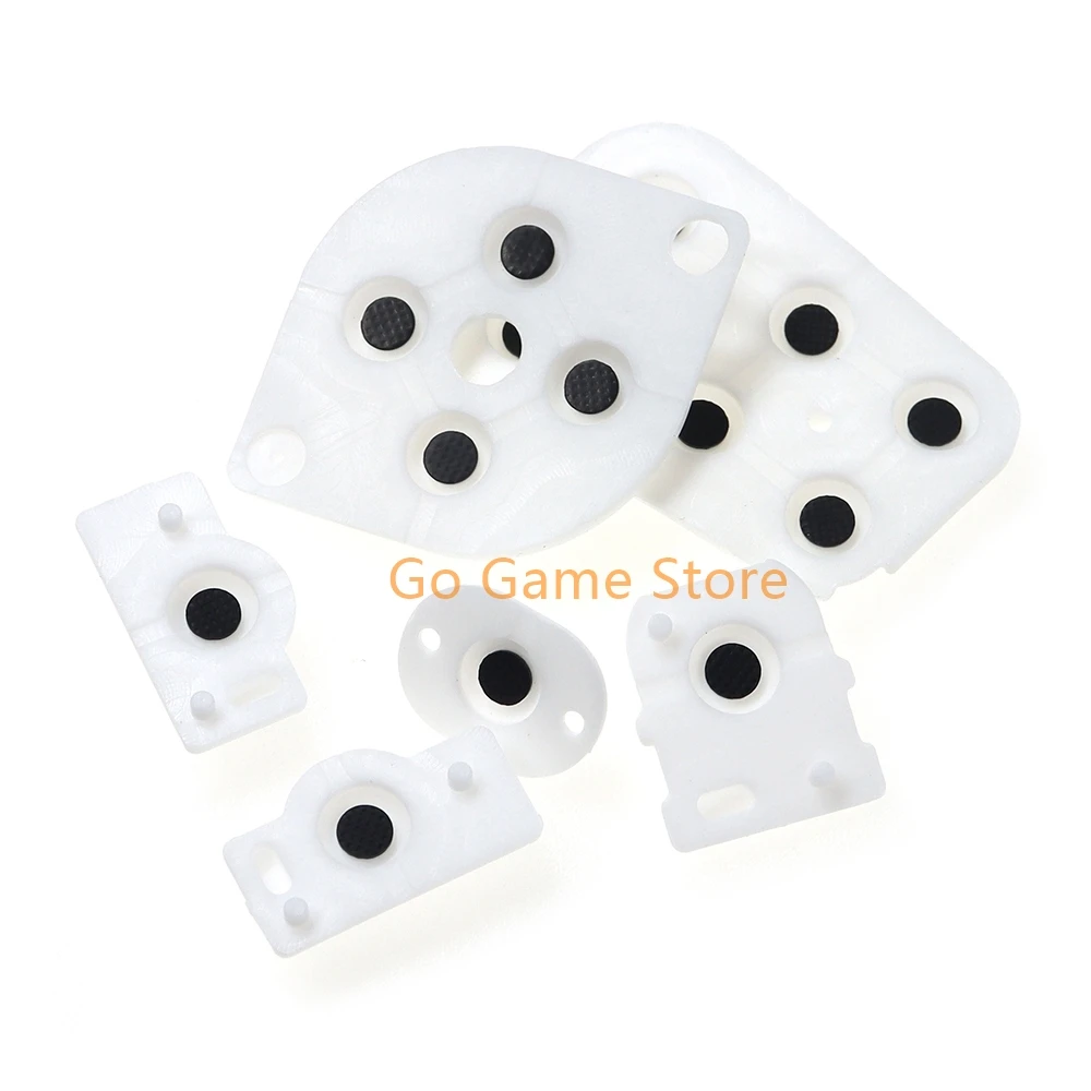 2 set/lote para controlador N64 Joy Pad almohadilla de silicona botón conductor piezas de reparación de goma - imagen 5