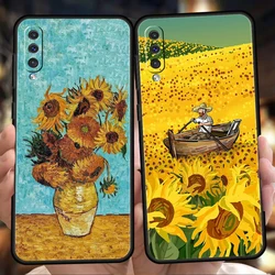 Funda Samsung A06-A70/A52 5G Serie A Van Gogh Girasoles Estrellada