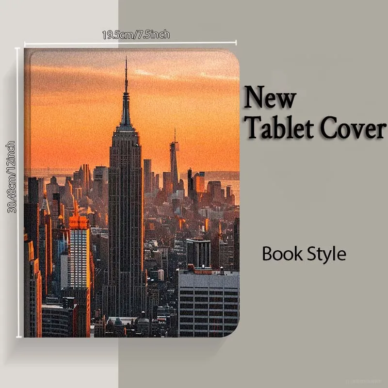 Patrón de ciudad de Nueva York para Xiaomi Redmi Pad 2 4 5 6 6S 7 7S SE Pro Ultra Max 14 11 8,7 11,2 12,5 pulgadas funda para tableta - imagen 5