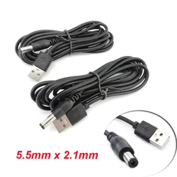 Cable USB 2.0 Macho a CC 5,5x2,1mm - 5V