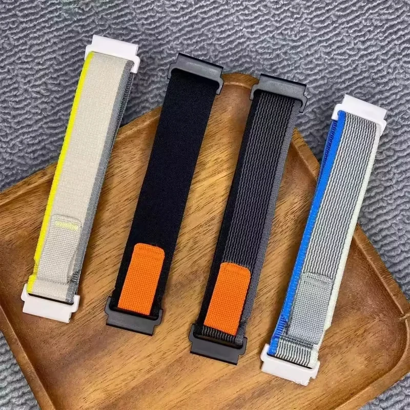 Correa de 20mm 22mm para Amazfit GTS 2/3/4/4 mini/GTR 4 Pro/3/2 correa de reloj pulsera de nailon correa amazfit bip 6 5 U correas - imagen 2