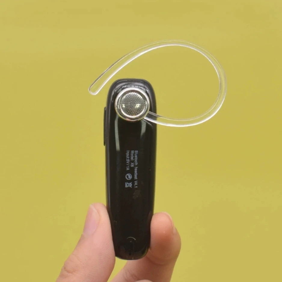 Gancho para la oreja de cristal de 6MM, Compatible con Bluetooth, accesorios deportivos anticaída, tapa para la oreja, auricular inalámbrico, diseño antideslizante para Fitness - imagen 4