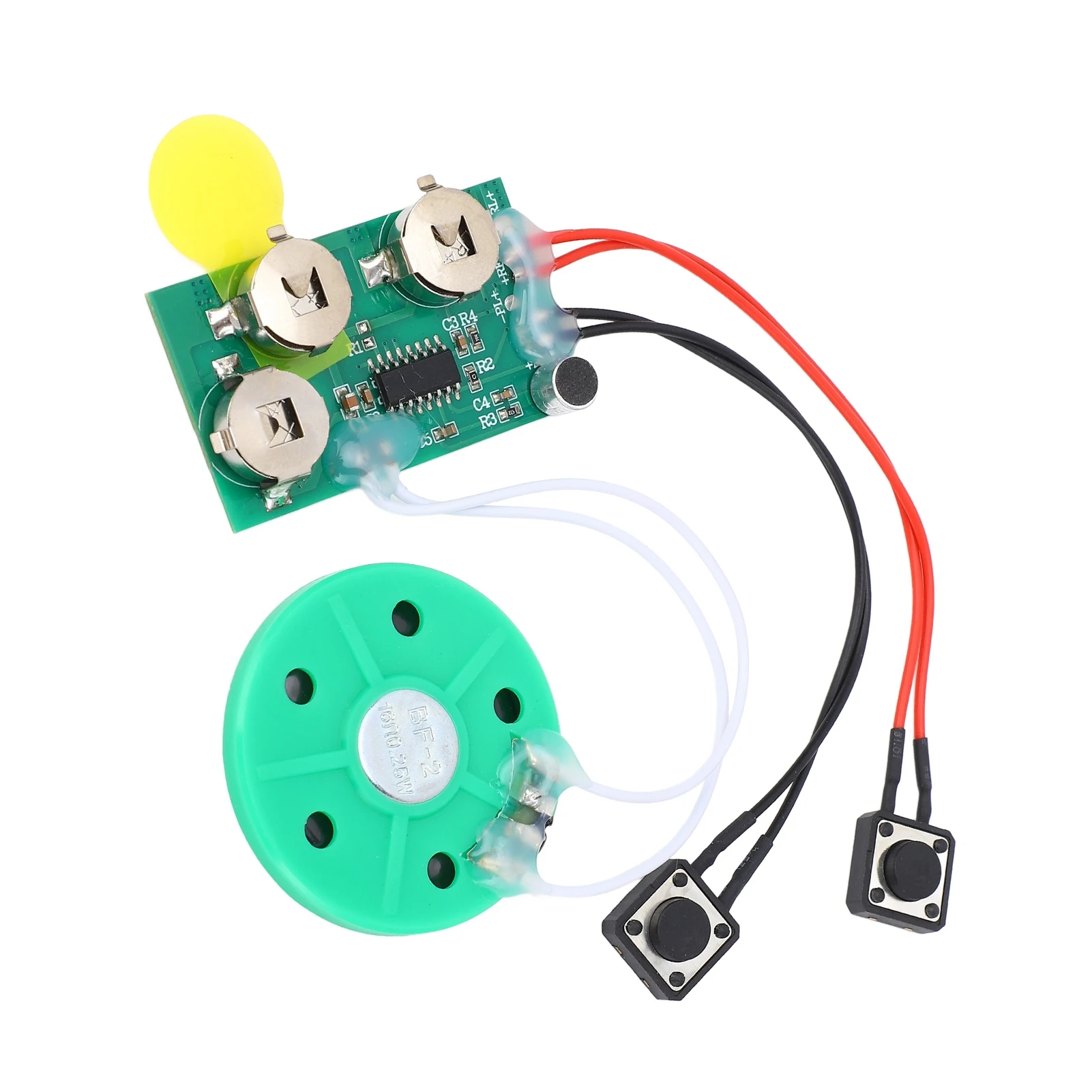 Módulo de voz grabable, tarjeta de felicitación de voz de grabación repetida para Cajas de Regalo, tarjeta de Navidad