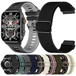 Correa trenzada elástica para COLMI C81 C80 M40 M42 para pulsera COLMI P71 P73 P8 I30, accesorios de repuesto de pulsera de 20 y 22mm
