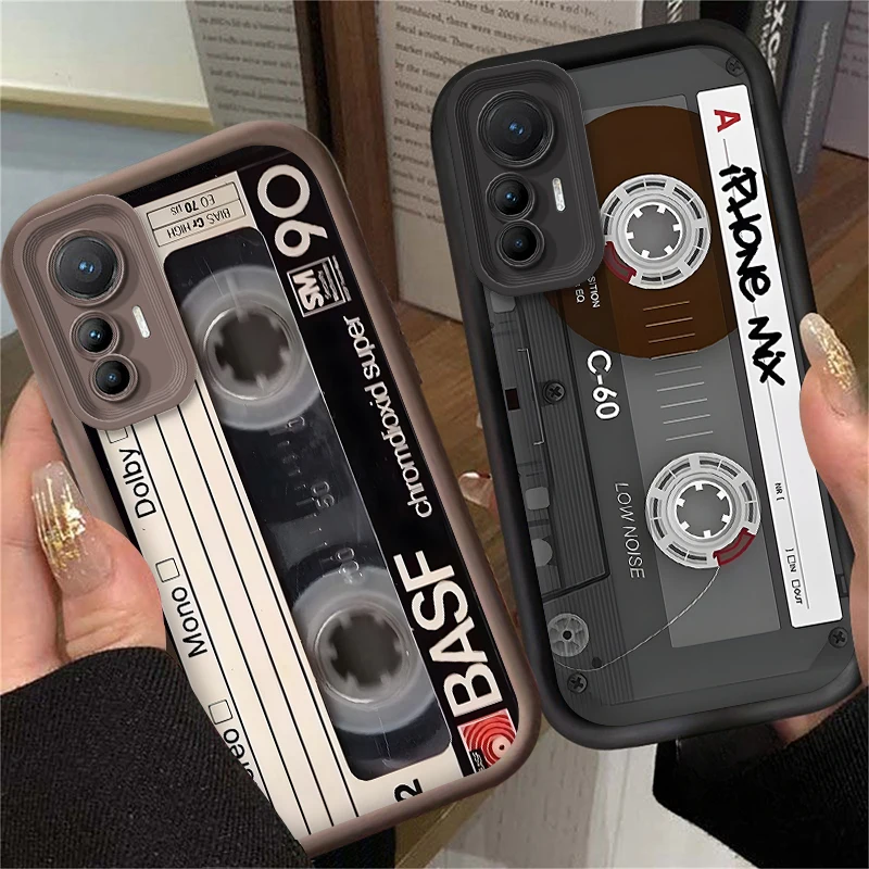 Funda de teléfono para Xiaomi Poco X7 X6 F6 F5 X5 X3 NFC F3 M6 Pro 4G Mi 13 12 11 Lite 5G 14 13T 12T 11T 14T Pro M5S patrón de cinta de la suerte