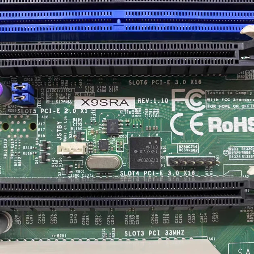 Placa base de estación de trabajo unidireccional C602 Chipset E5-2600 PCI-E3.0 LGA2011 X79 DDR3 X9SRA - imagen 4