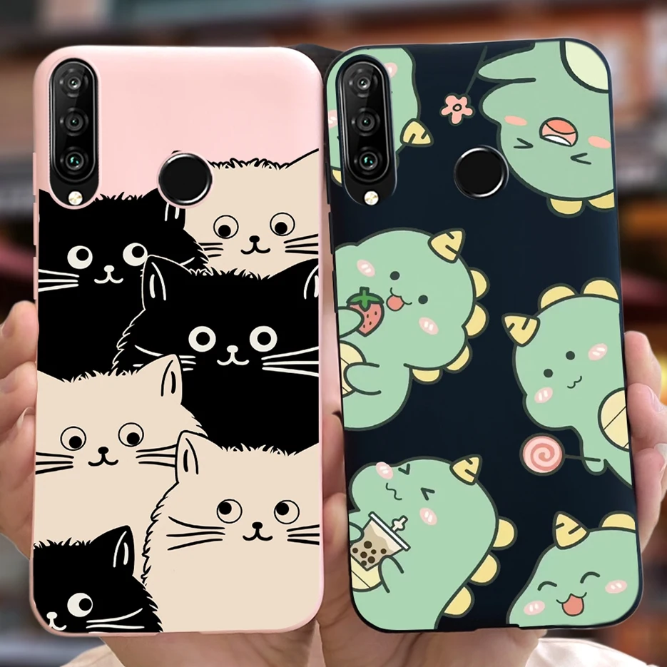 Para Huawei P30 Lite funda bonita de dibujos animados de dinosaurio funda de teléfono suave de TPU para Huawei P30 Pro P 30 Lite P30Lite Shell Fundas Coque - imagen 4