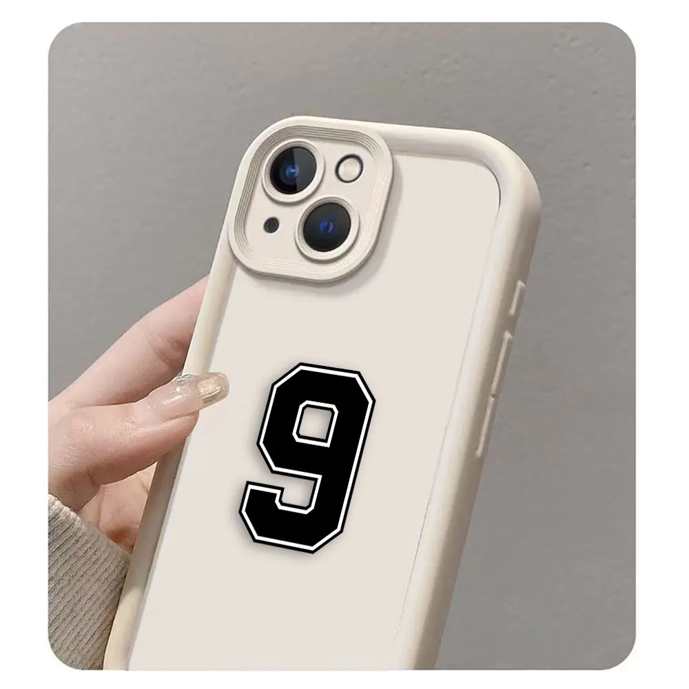 Funda de teléfono con números de la suerte de fútbol 7 10 9, Funda de TPU para OPPO RENO 12 12F 11 11F 10 8 8T 7 7Z 6 6Z 5 Lite PRO PLUS - imagen 5
