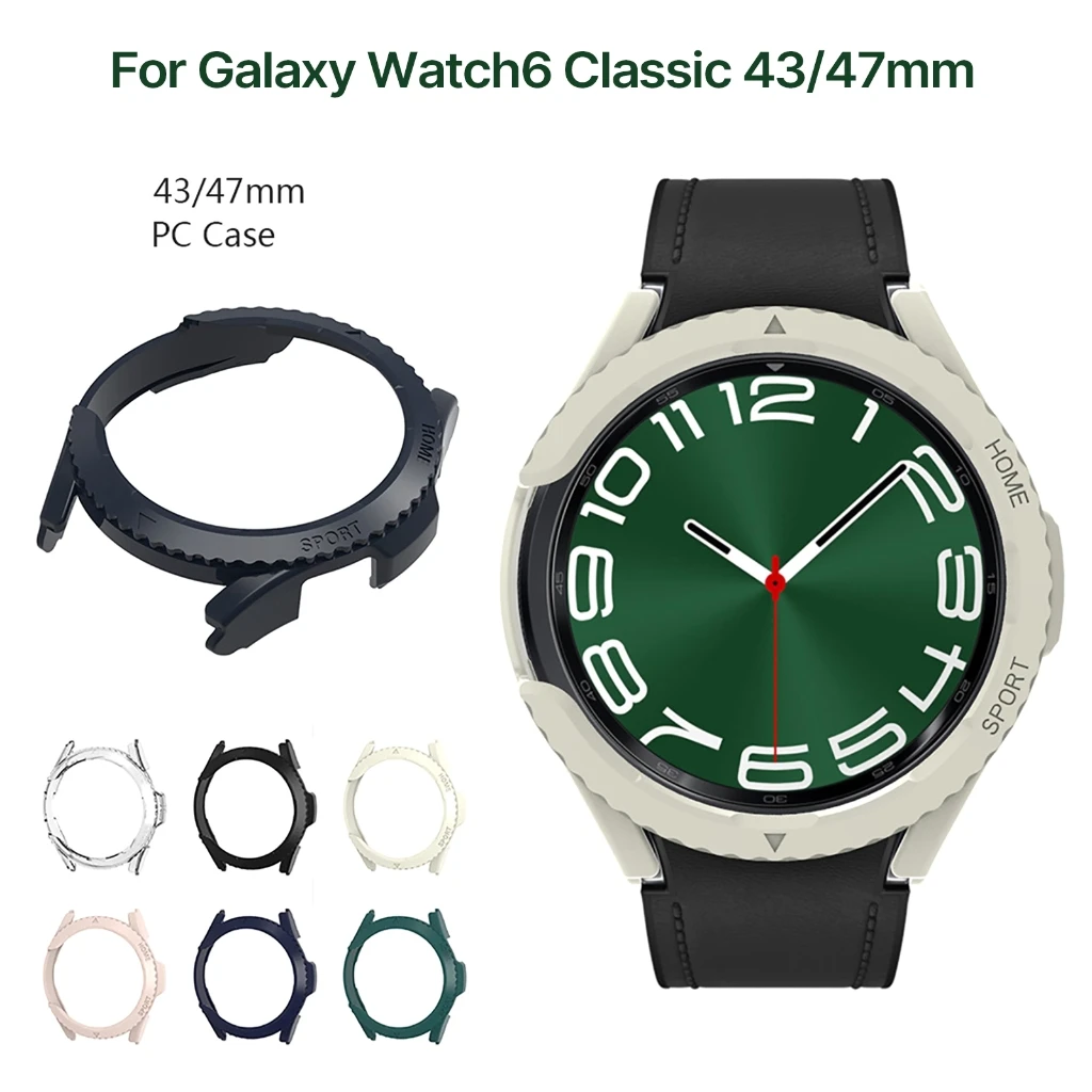 1 unidad funda rígida antiarañazos para reloj inteligente, Protector impermeable, carcasa a prueba golpes, marco funda, parachoques, carcasa para reloj 6 43/47mm - imagen 5