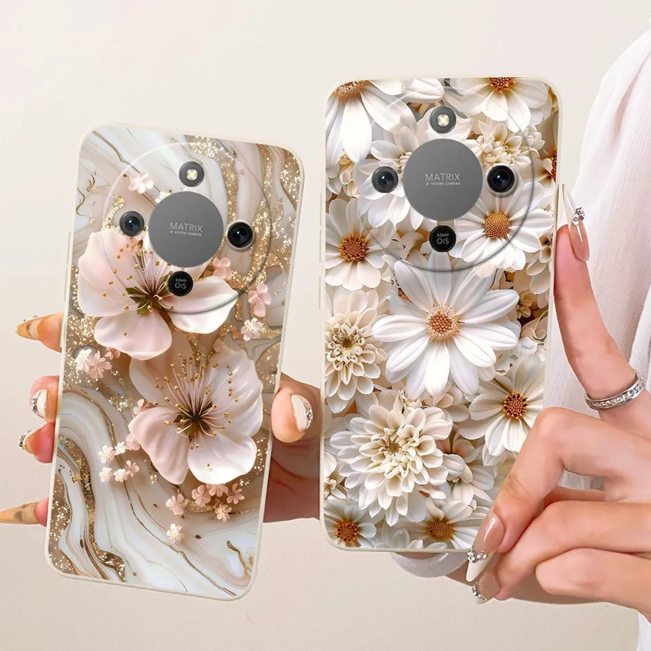 Para Honor X9D funda 2025 nuevo estilo lindo gato dibujos animados suave silicona líquida cubierta a prueba de golpes para Honor Magic 8 Lite X70 X 9D carcasa - imagen 4