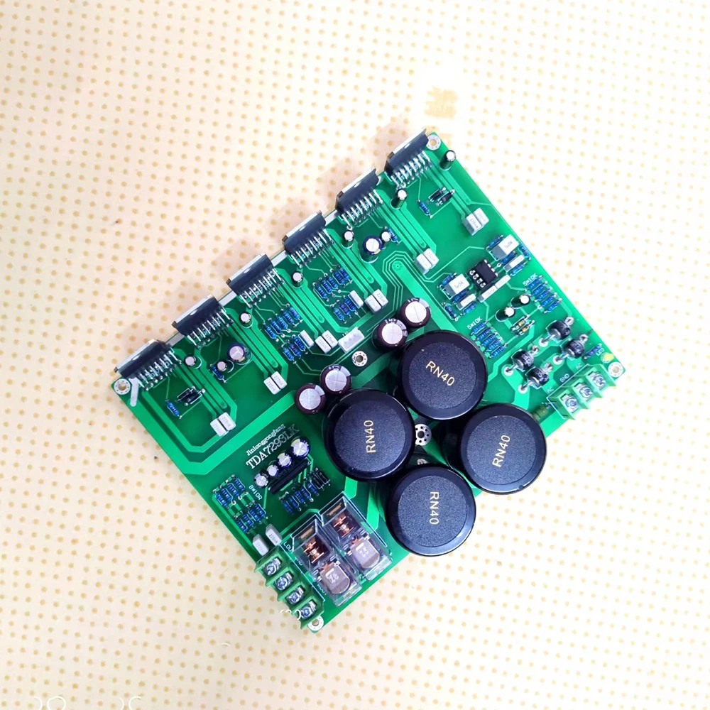 Placa amplificadora de potencia HiFi de calefacción paralela triple de doble canal DA7293LK 18 × 13,7 × 16 cm para TDA7293 - imagen 4