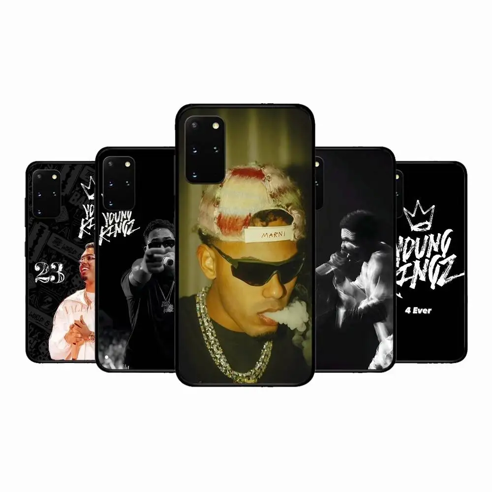 Funda de teléfono Myke Towers Rapper para Samsung S 24 fe 25 Ultra plus 20 lite 21 30 22 23 24 22 Ultra 5G Fundas - imagen 2