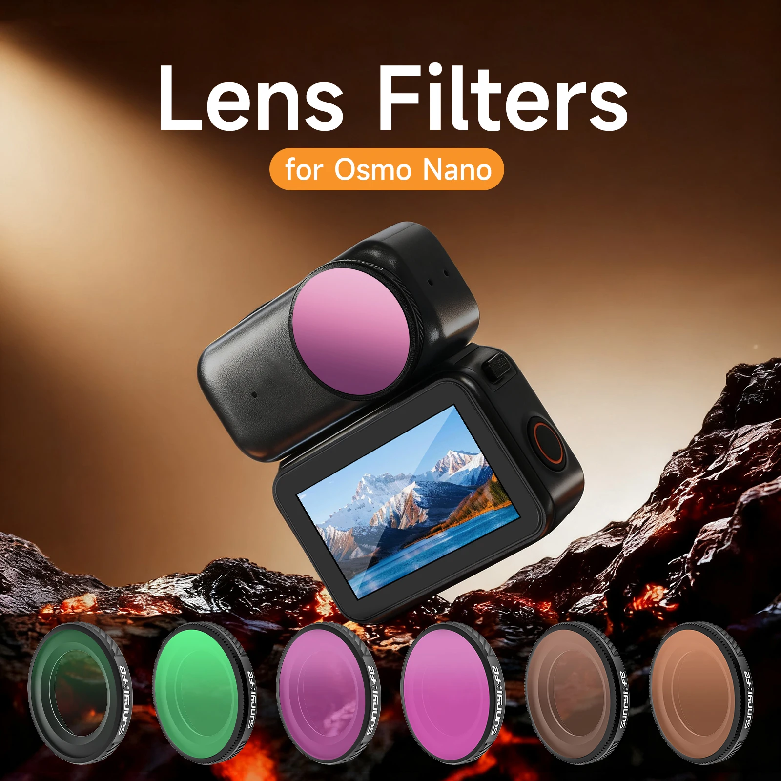 Filtro de lente de cámara para DJI Osmo Nano UV CPL protección polarizada ND8 ND32 ND64 accesorios de filtro de cámara - imagen 2