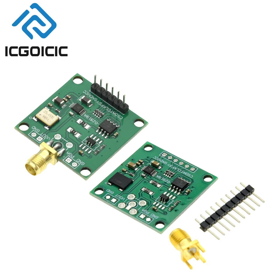 Módulo generador de señal AD9833 DDS: onda sinusoidal/triangular/cuadrada de 0-12,5 MHz, interfaz SPI, salida dual con amplificador - imagen 3