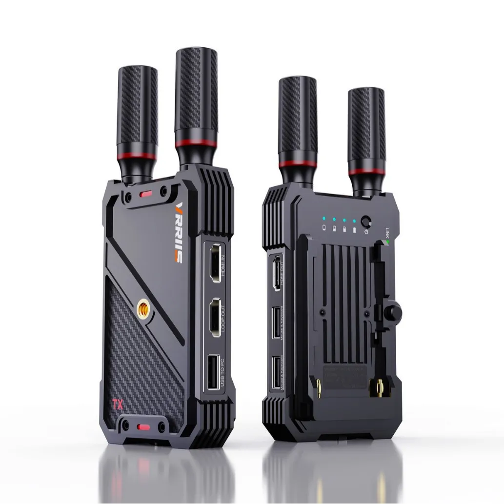 VRRIIS WL082K 400m extensor inalámbrico HDMI KVM transmisor y receptor de vídeo compatible con teclado USB ratón cámara portátil PC a TV - imagen 2