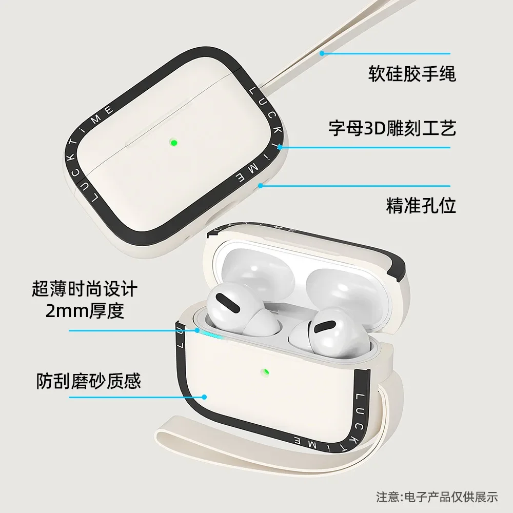 Fundas de silicona para auriculares Airpods 3, funda protectora para Apple Airpods Pro 2 Pro2, fundas para Airpods - imagen 4