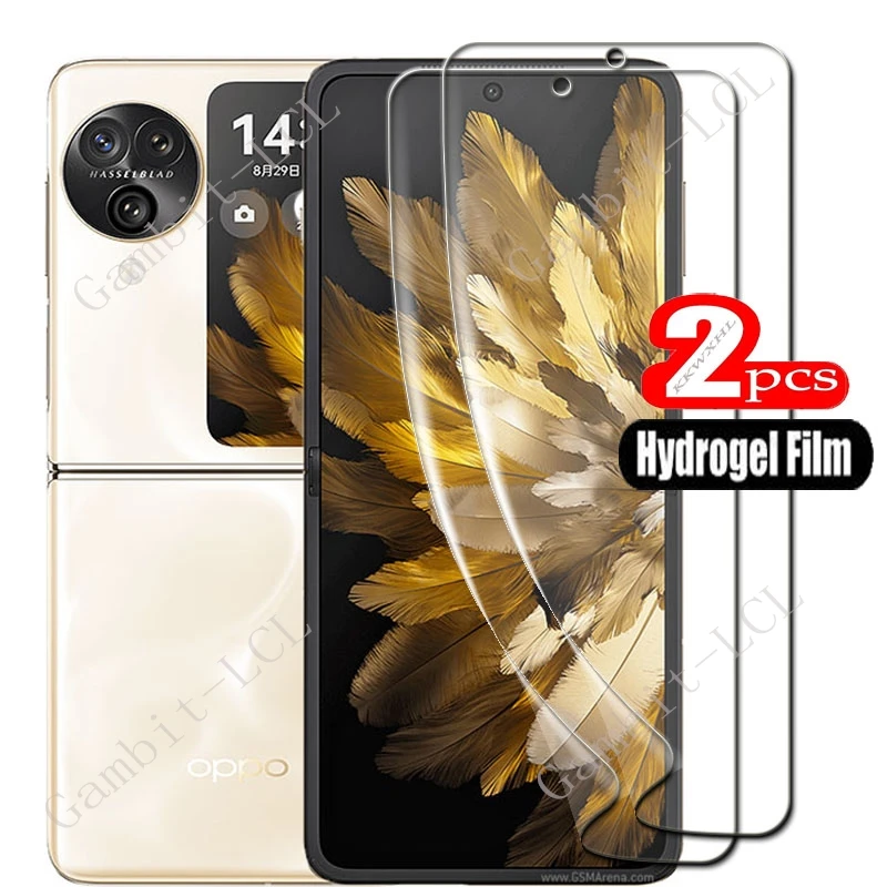 Cubierta protectora de pantalla para OPPO Find N3 Flip, 6,8 ", FindN3Flip, FindN3, N3Flip, PHT110, CPH2519 HD, película de hidrogel completa, 2 piezas