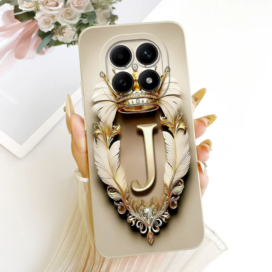 Para Xiaomi Poco M8 Pro 5G funda de lujo corona letras cubierta a prueba de golpes suave TPU funda de teléfono para Xiaomi Poco M8 PocoM8 Pro 5G Fundas - imagen 2