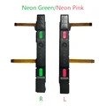 R GREEN L PINK