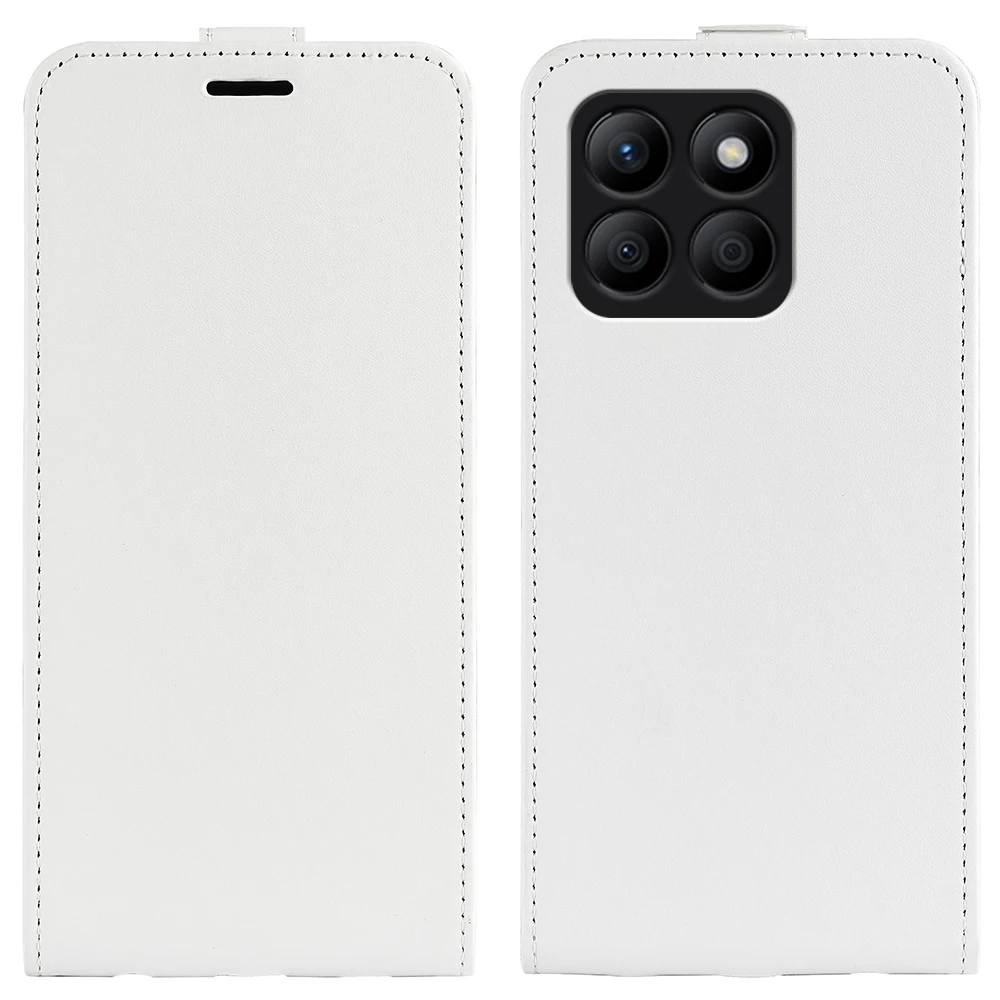 Funda de cuero con tapa para Honor X8b 4G, cubierta suave Vertical con ranura para tarjeta de crédito - imagen 3