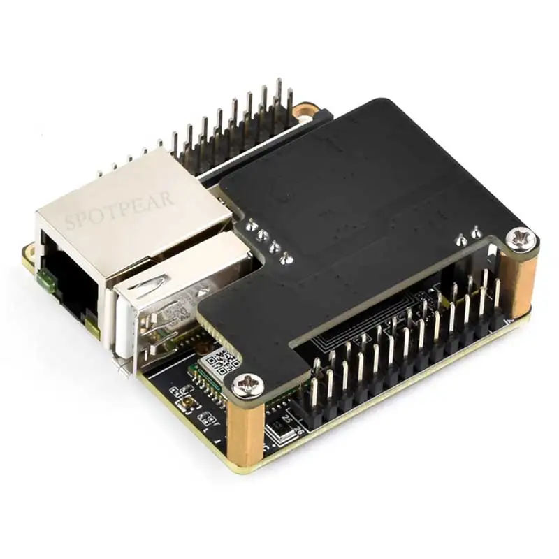 Luckfox Nova RK3308B EMMC-8GB integrado opción de micrófono WiFi/PoE con placa de desarrollo de puerto de Audio y pantalla - imagen 3