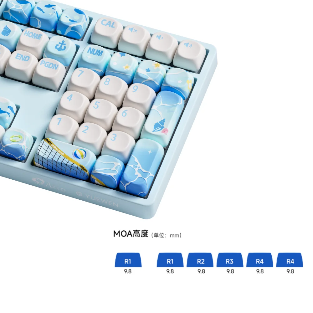Akko 5108B Plus Teclado mecánico Anime tema Hot Swap RGB 108 teclas USB tipo C/2,4 GHz/Bluetooth 5,0 teclado inalámbrico para juegos - imagen 4