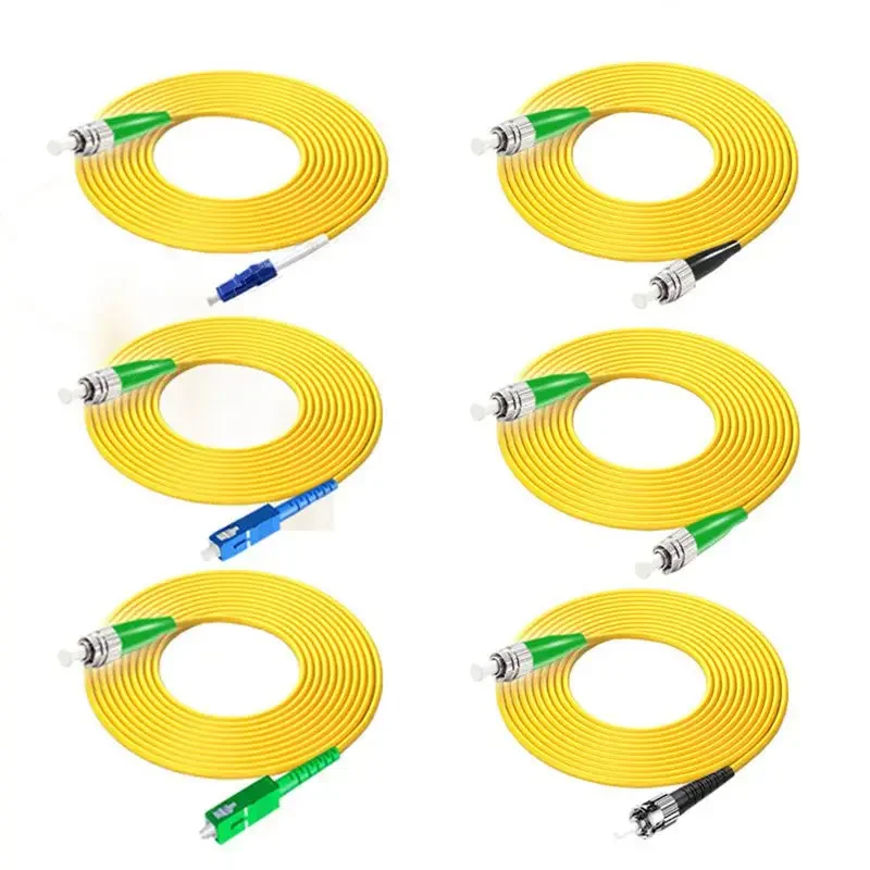 FC LC SC APC a SC LC UPC puente de fibra Cable de conexión de fibra óptica Cable de alimentación de modo único 652D 1M3m 5m 10m 20m 30m 50m