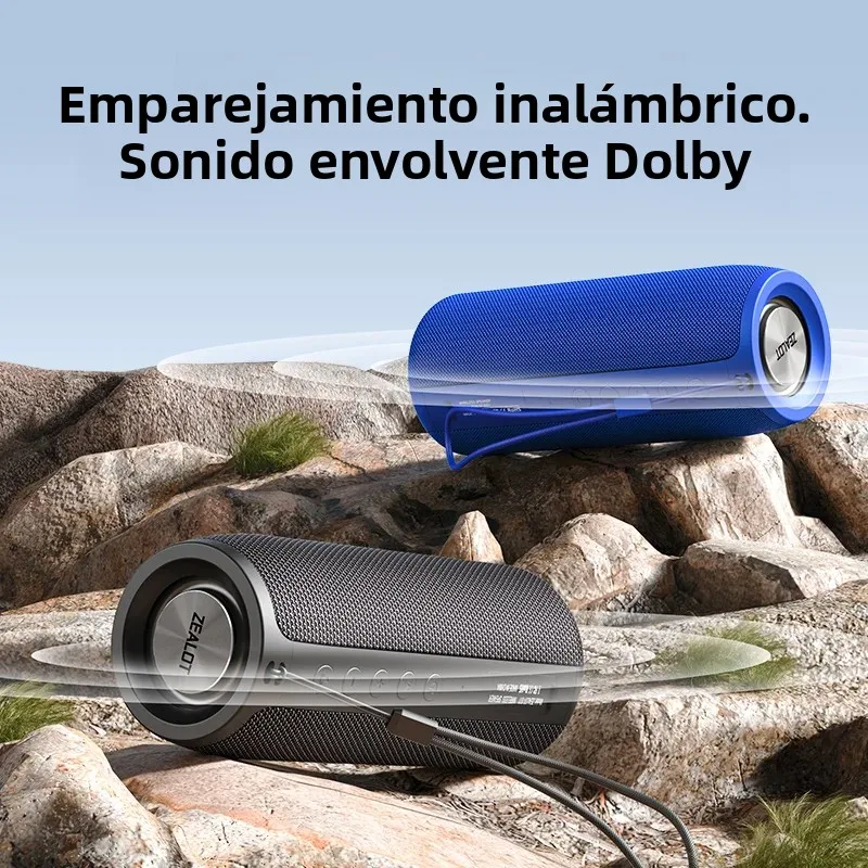 ZEALOT-S51 Altavoz Bluetooth impermeable con USB y TF - TWS Audio - imagen 3